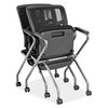 Officesource CoolMesh Collection Nesting Chair with Titanium Gray Frame 7794TNSFNV